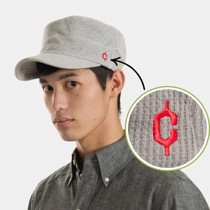 楽天市場】clef (クレ) ワッフル リブ ワークキャップ 帽子 メンズ