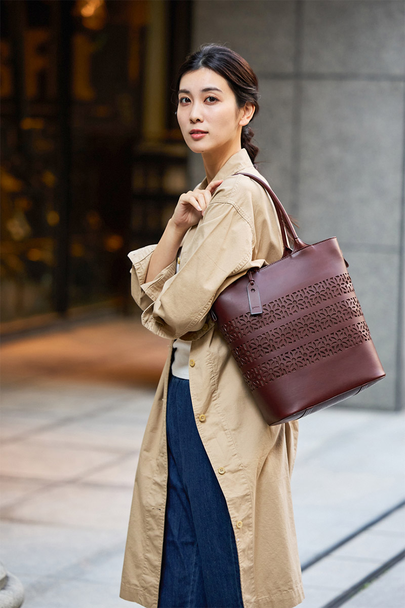 楽天市場】☆ genten ゲンテン バッグボールドカットワーク トート