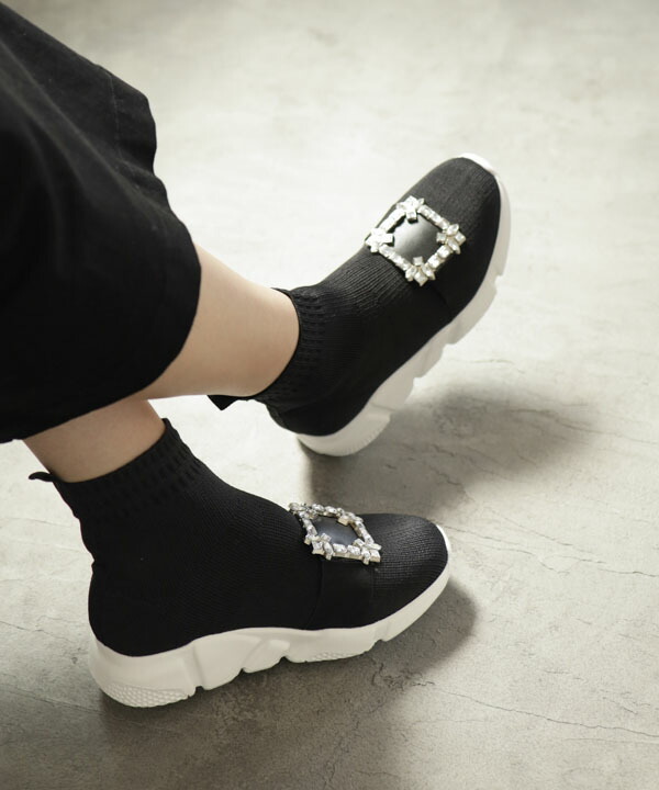 楽天市場】【4日20時〜28H限定20％OFFクーポン】ビジュー ソックス