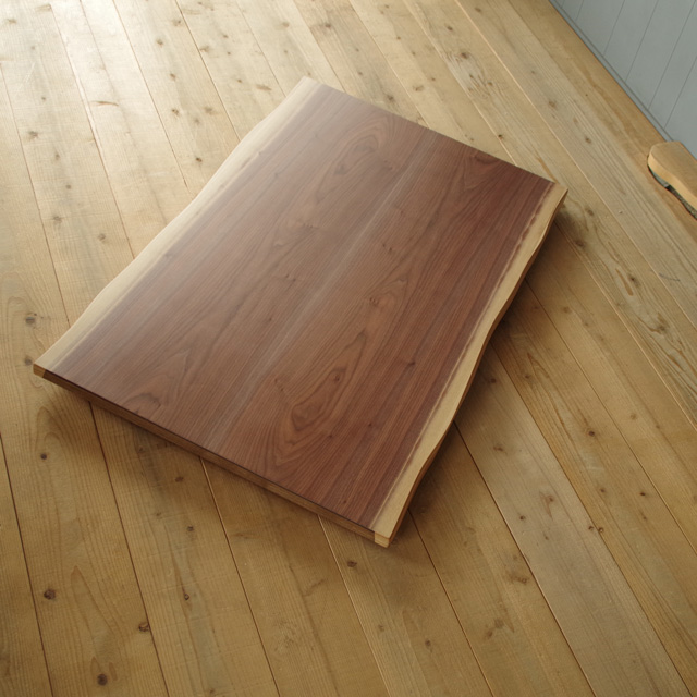 楽天市場】【こたつ天板のみ】WALNUT 皮付こたつ天板 幅120 / 135