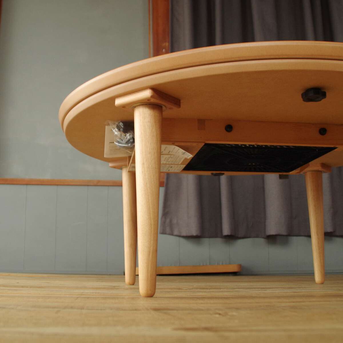 楽天市場】miu サクラこたつ 円形 テーブル 90 |北欧|和風|モダン