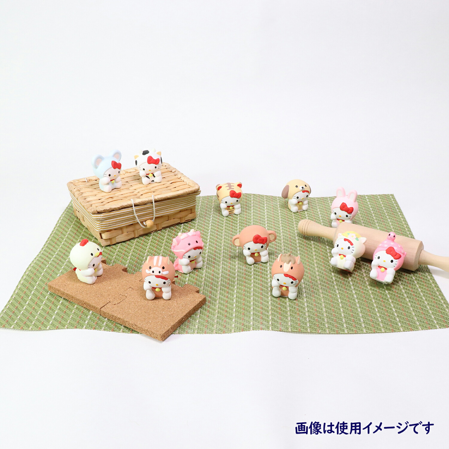 楽天市場】ハローキティ 十二支セット 開運おみくじ付き | 干支 十二支