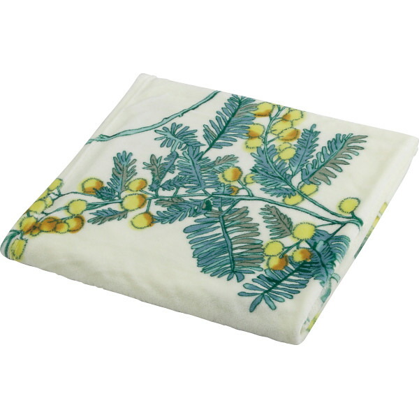 楽天市場】ミアミモザ プリントマイクロファイバーハーフケット KP8