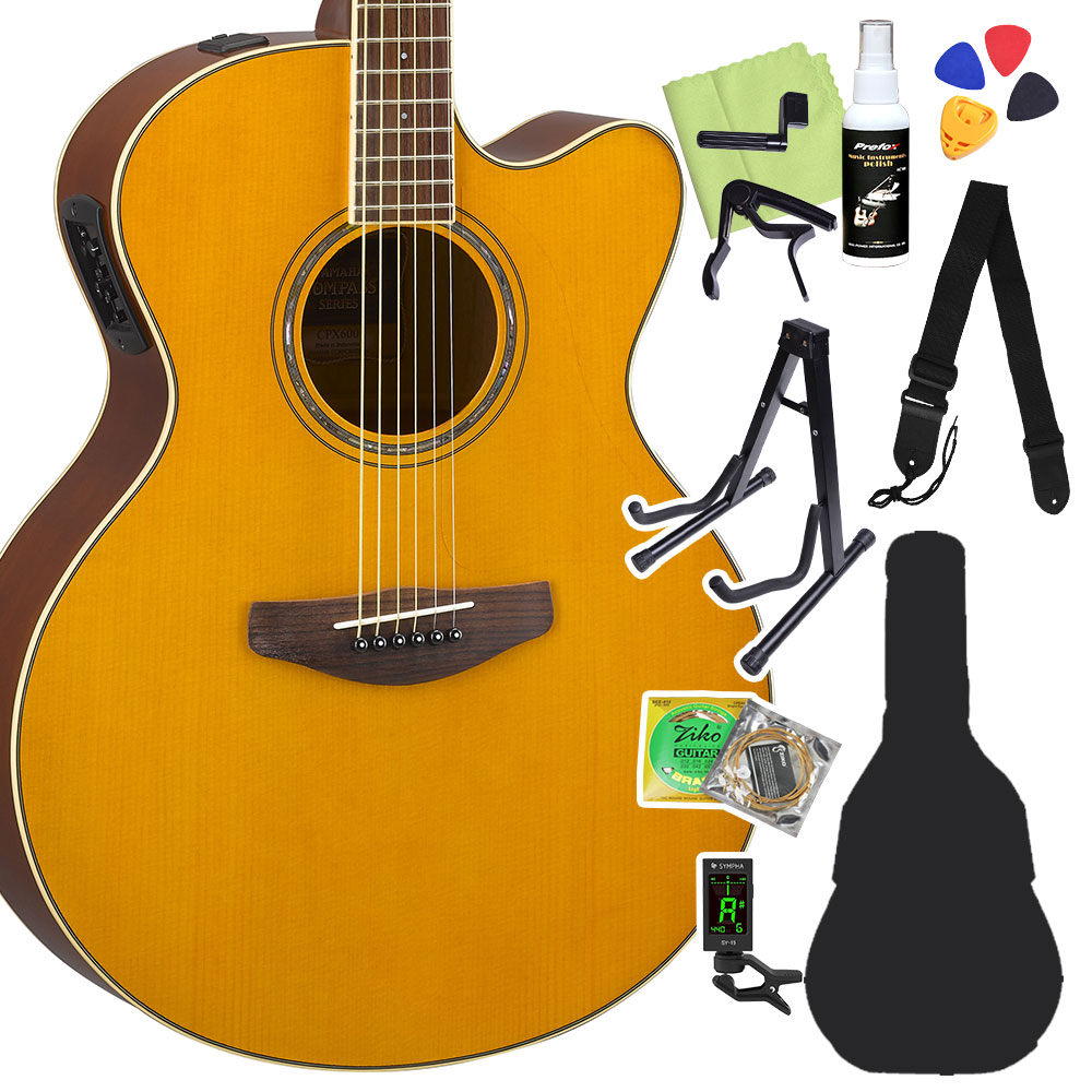 楽天市場】YAMAHA CPX600 アコースティックギター初心者12点セット