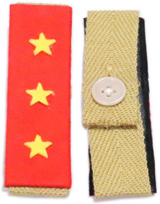 楽天市場】旧日本軍 陸軍 肩章 上等兵2 階級章【メール便発送OK