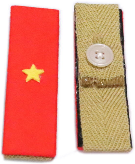 楽天市場】旧日本軍 陸軍 肩章 二等兵2 階級章【メール便発送OK