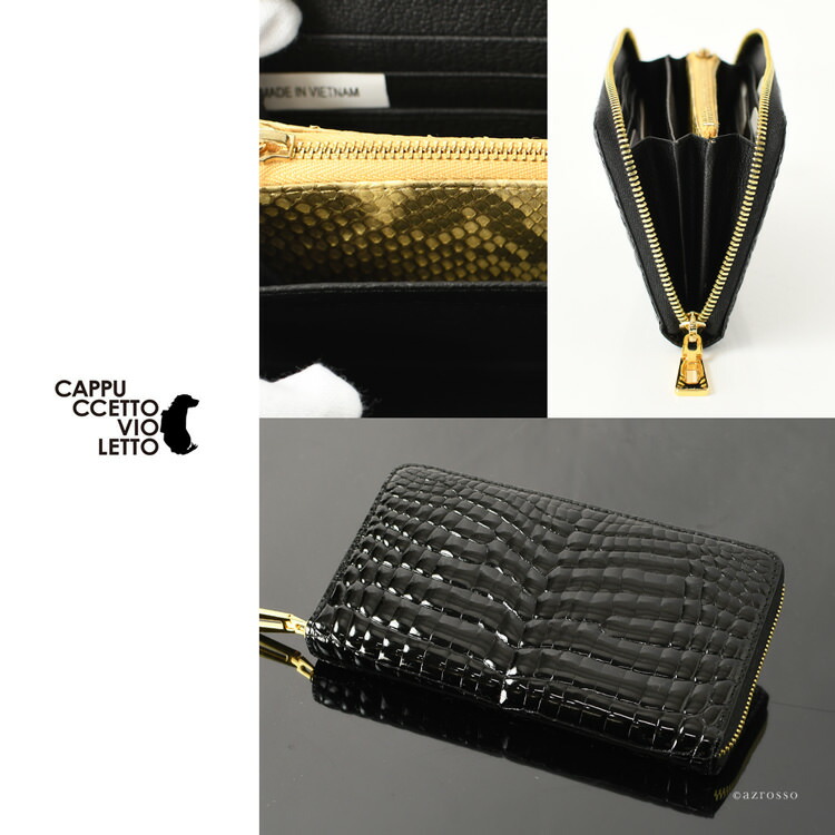 楽天市場】クロコダイル 財布 メンズ 長財布 ブランド 本革 黒