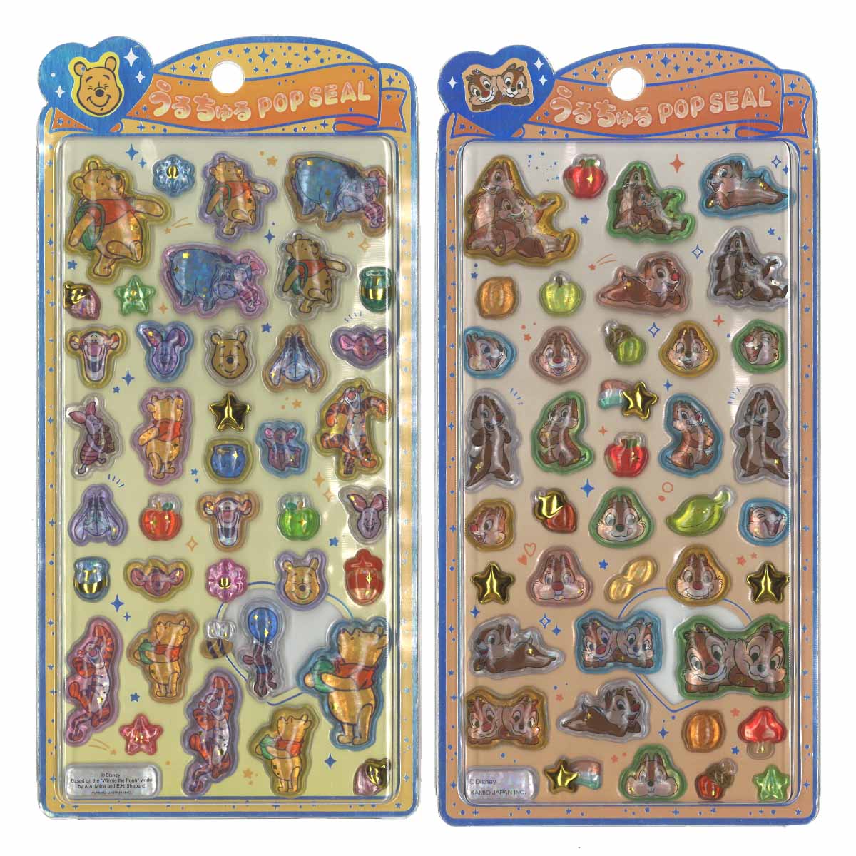 楽天市場】うるちゅるポップシール ディズニー [ ぷっくり立体シール