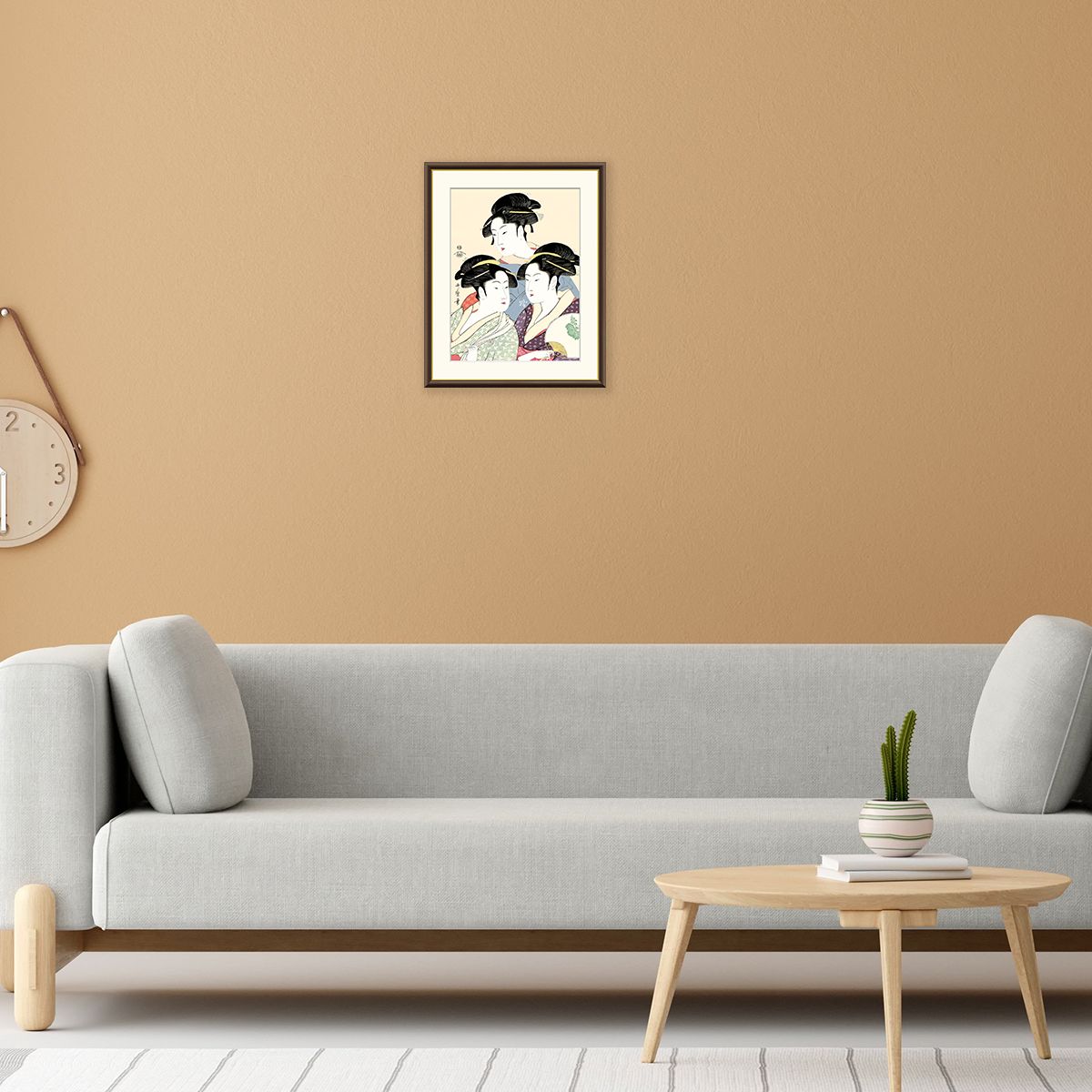 楽天市場】【額絵】 寛政の三美人 喜多川歌麿 F4〜F8号サイズ 美人画