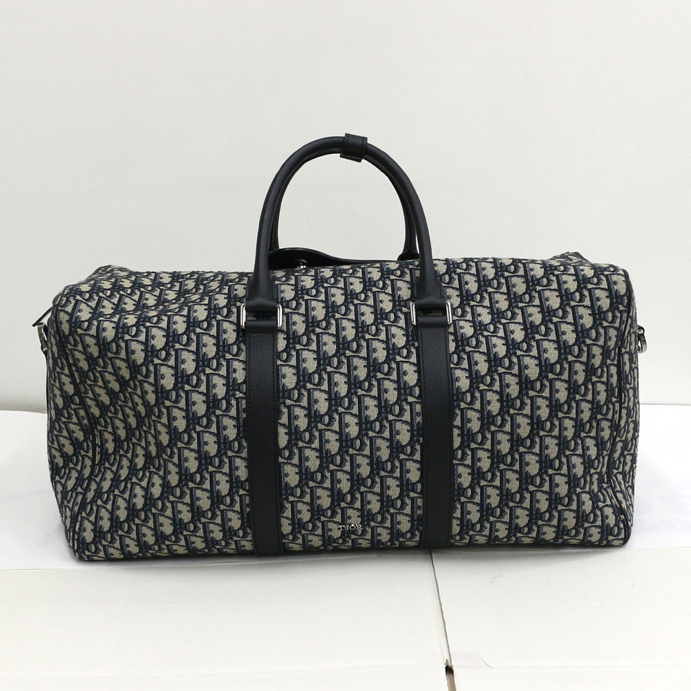 楽天市場】ディオール ランゴ50 ボストンバッグ DIOR オブリーク ジャ