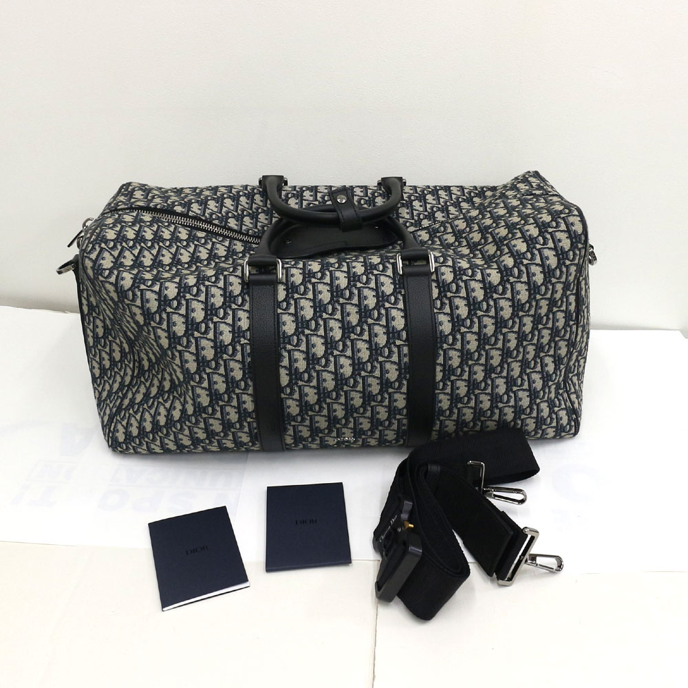 楽天市場】ディオール ランゴ50 ボストンバッグ DIOR オブリーク ジャ