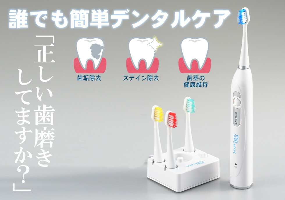 楽天市場】電動歯ブラシ 充電式 音波歯ブラシ 送料無料 スマート