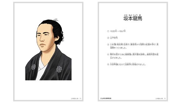 楽天市場】社会 人文 歴史 キッズ ☆日本歴史人物カード : しちだ
