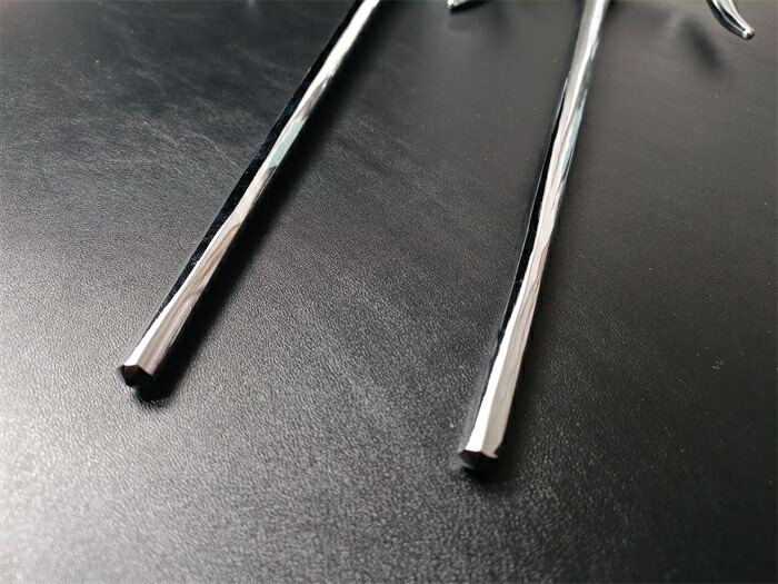 楽天市場】武具 十手 釵 サイ 琉球古武術 48CM 銀色 鉄製 二本セット