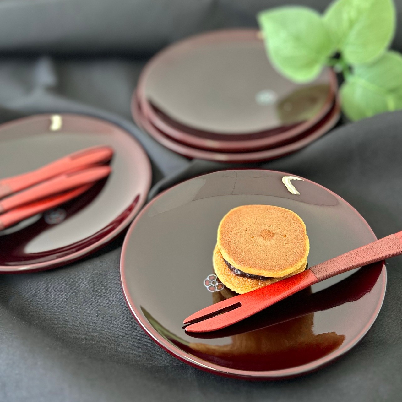 楽天市場】【5日P+10倍と最大2000円OFF】 銘々皿 4.2寸 総溜 明月 5枚