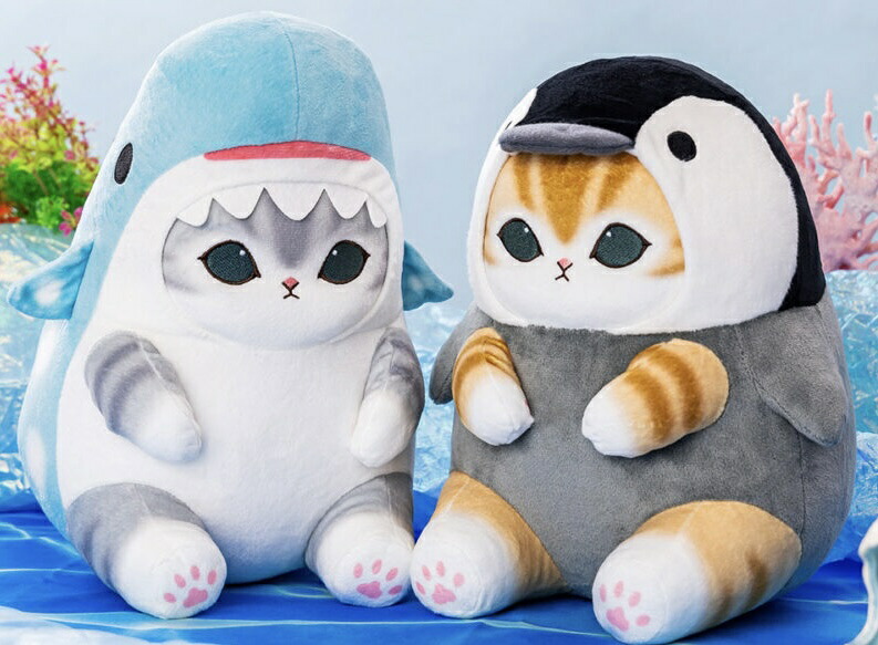 楽天市場】mofusand 海の生き物にゃんBIGぬいぐるみの通販