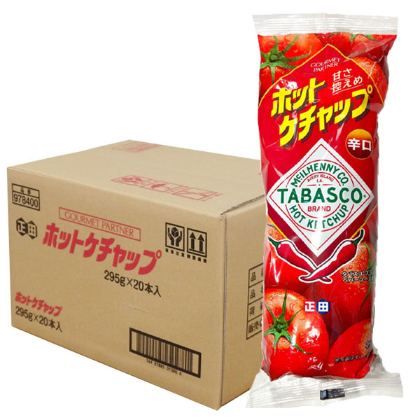 楽天市場】タバスコ グルメパートナーシリーズホットケチャップ295g×20