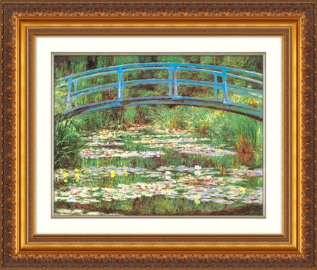 楽天市場】クロード モネ 絵画 『 睡蓮 』ジヴェルニーの日本の橋 名画
