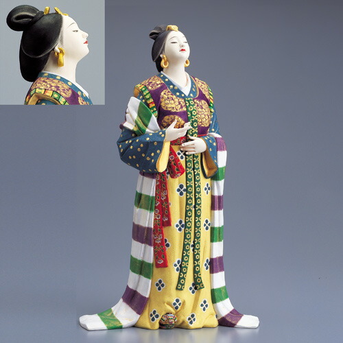 楽天市場】博多人形 『 額田王 』 伝統工芸師 川崎幸子 内閣総理大臣賞