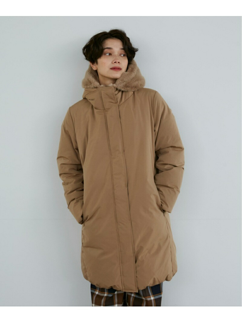 楽天市場】【SALE／40%OFF】フーデットロングダウンコート INED イネド
