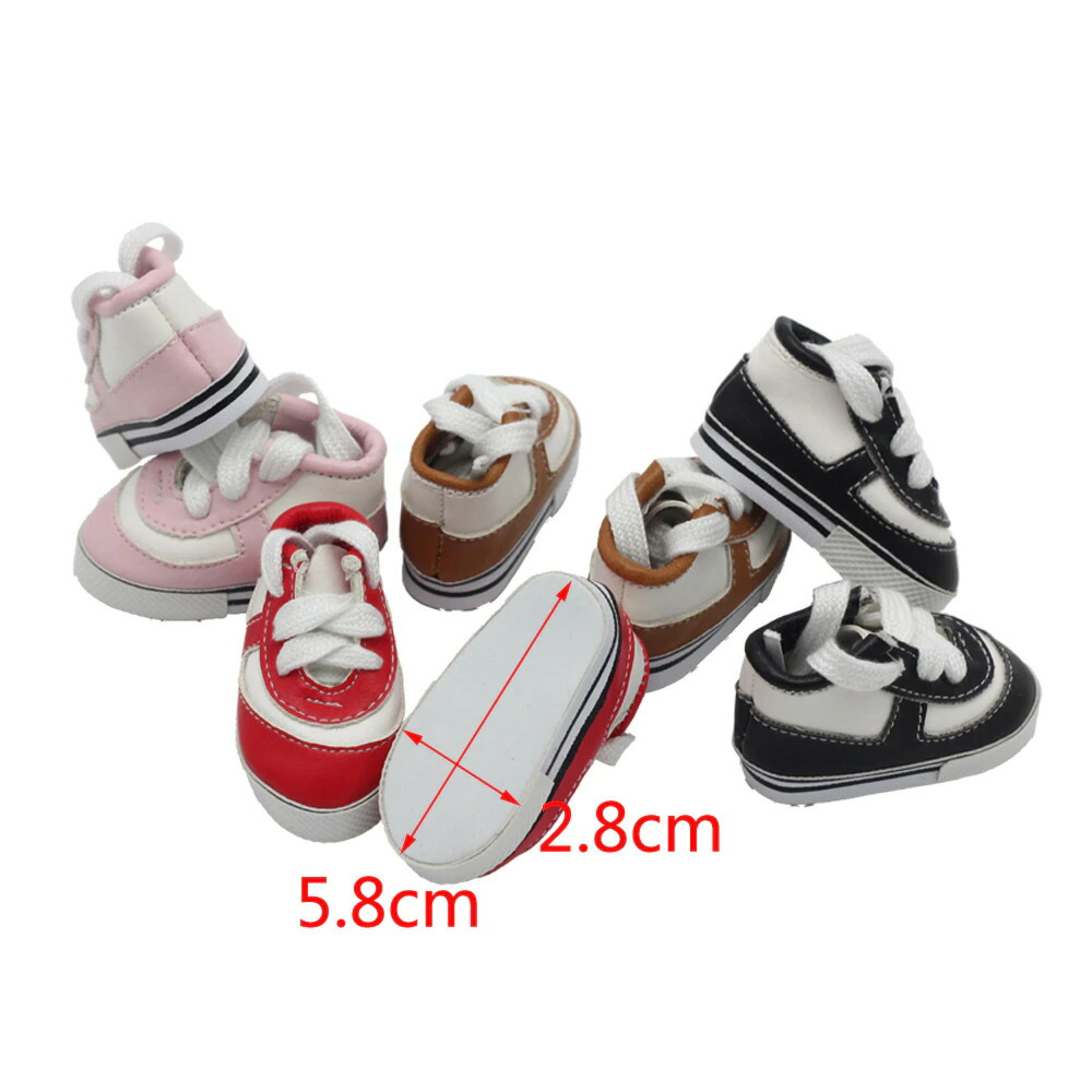 楽天市場】人形用 スニーカー 靴 5.8cm 着せ替え かわいい ドール用