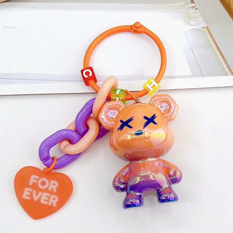 楽天市場】キーホルダーくまちゃん 韓国雑貨 動物 かわいい 熊 5色