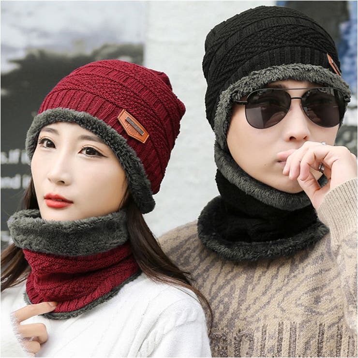 楽天市場】BACKYARD FAMILY ニット帽子 スヌード 2点セット 男女兼用