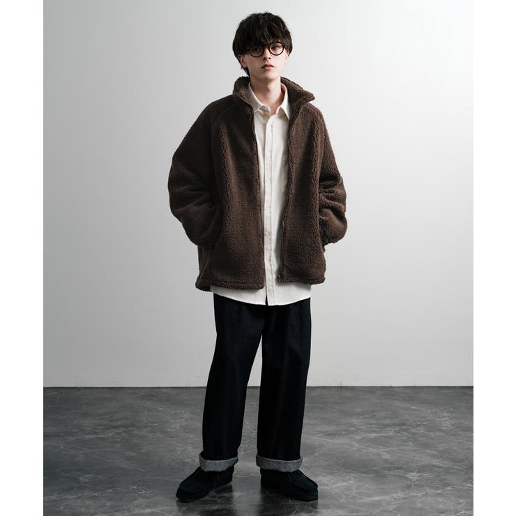 楽天市場】Rocky Monroe ボアフリースジャケット オーバーサイズ