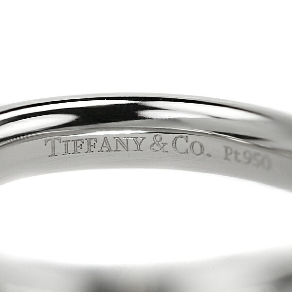 楽天市場】ティファニー カーブドバンド リング Pt950 エルサ