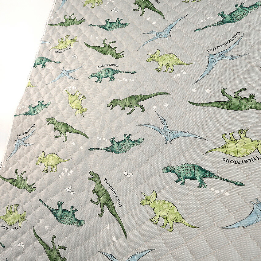 楽天市場】福井恐竜博物館 水墨恐竜柄 オックスキルト 50cm