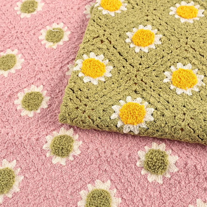 楽天市場】クロシェニット バイアス柄 クロシェ風ニット 50cm単位｜切