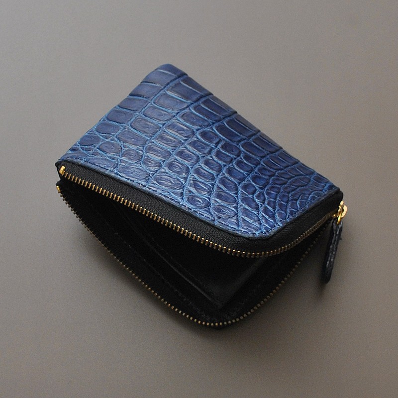 楽天市場】L字ファスナー財布 レディース メンズ 本革 ブランド 藍染