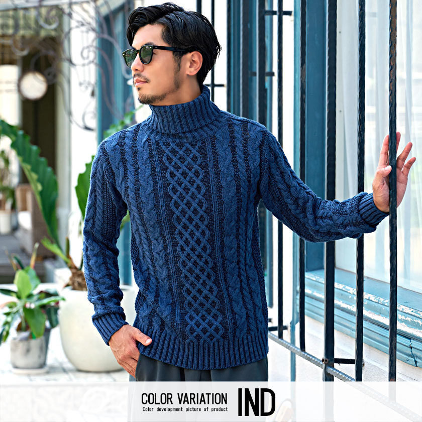 楽天市場】ニット セーター メンズ ブランド おしゃれ 大人 ケーブル