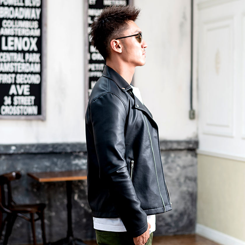 楽天市場】【送料無料】ライダースジャケット ダブル メンズ ブランド