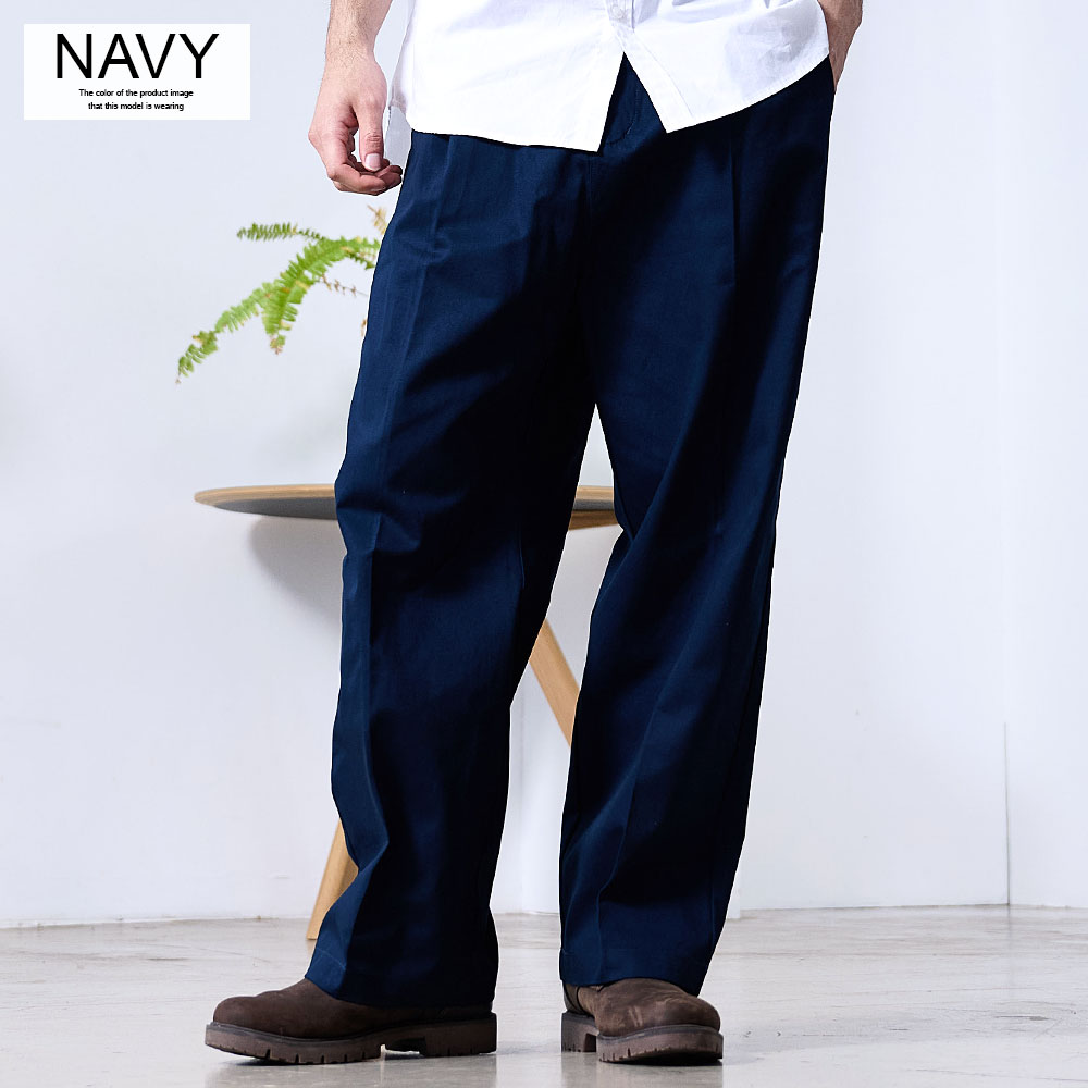 楽天市場】【送料無料】ワイドパンツ メンズ ボトムス チノパン