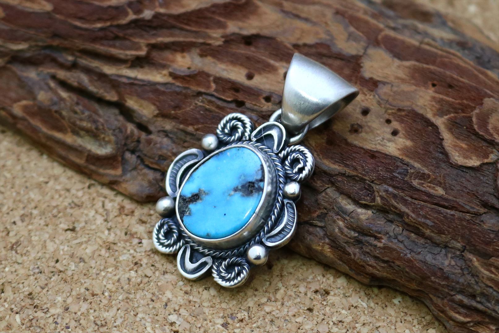 楽天市場】インディアンジュエリー ナバホ族 LK作 ターコイズ マット