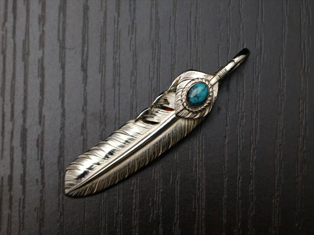 楽天市場】ハートフェザー 付き フェザートップ M 左 ターコイズ