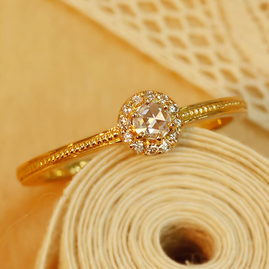 楽天市場】ローズカット ダイヤモンドリング 『Classical』 クラシカル