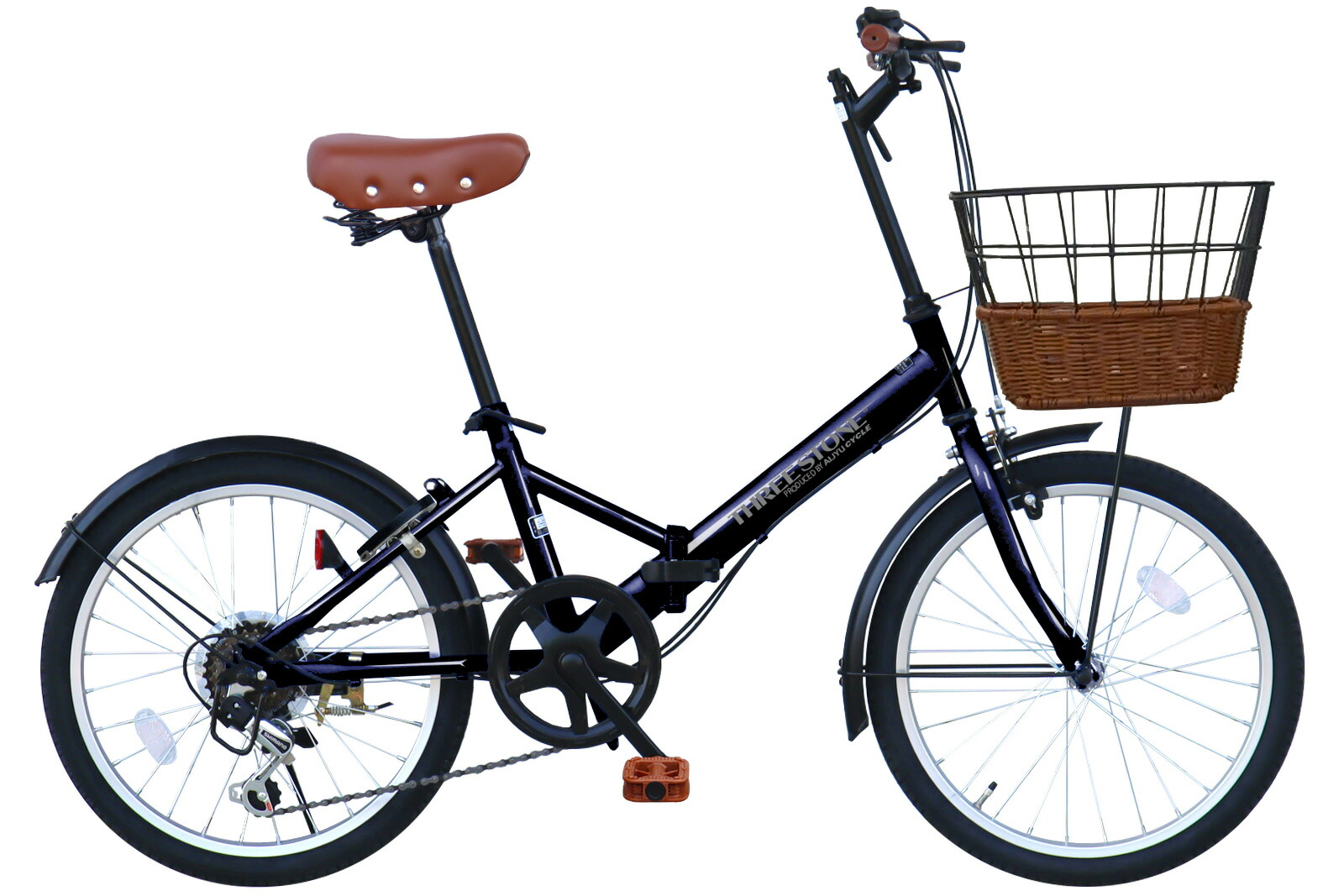 楽天市場】折りたたみ自転車（カラーネイビー）の通販