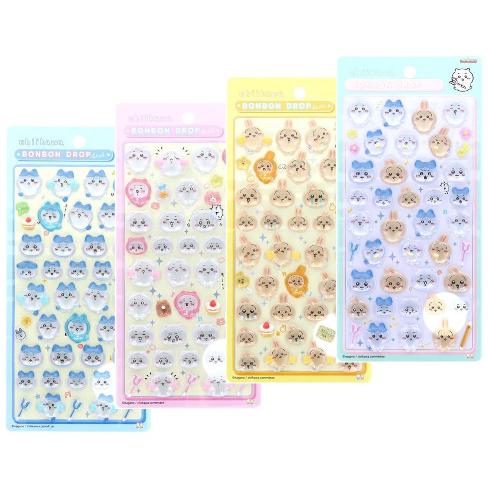 楽天市場】4種セット ちいかわ ボンボンドロップシール ハチワレ