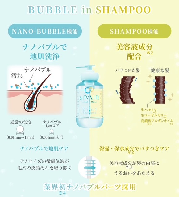 楽天市場】セット ＆PAIR／アンドペア コントロール モイスト 2in1