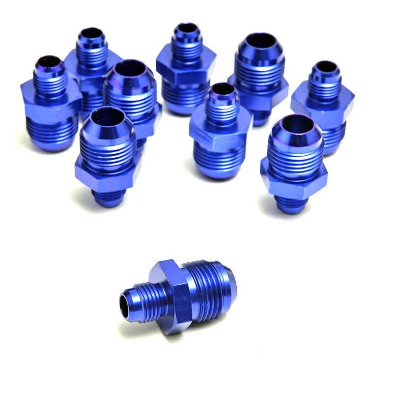楽天市場】ホースサイズ 変換 アダプター AN6 オス - AN10 オス ブルー