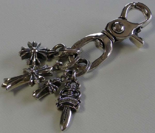 楽天市場】クロムハーツ キーチェーン SWIVELクリップ クロス／4