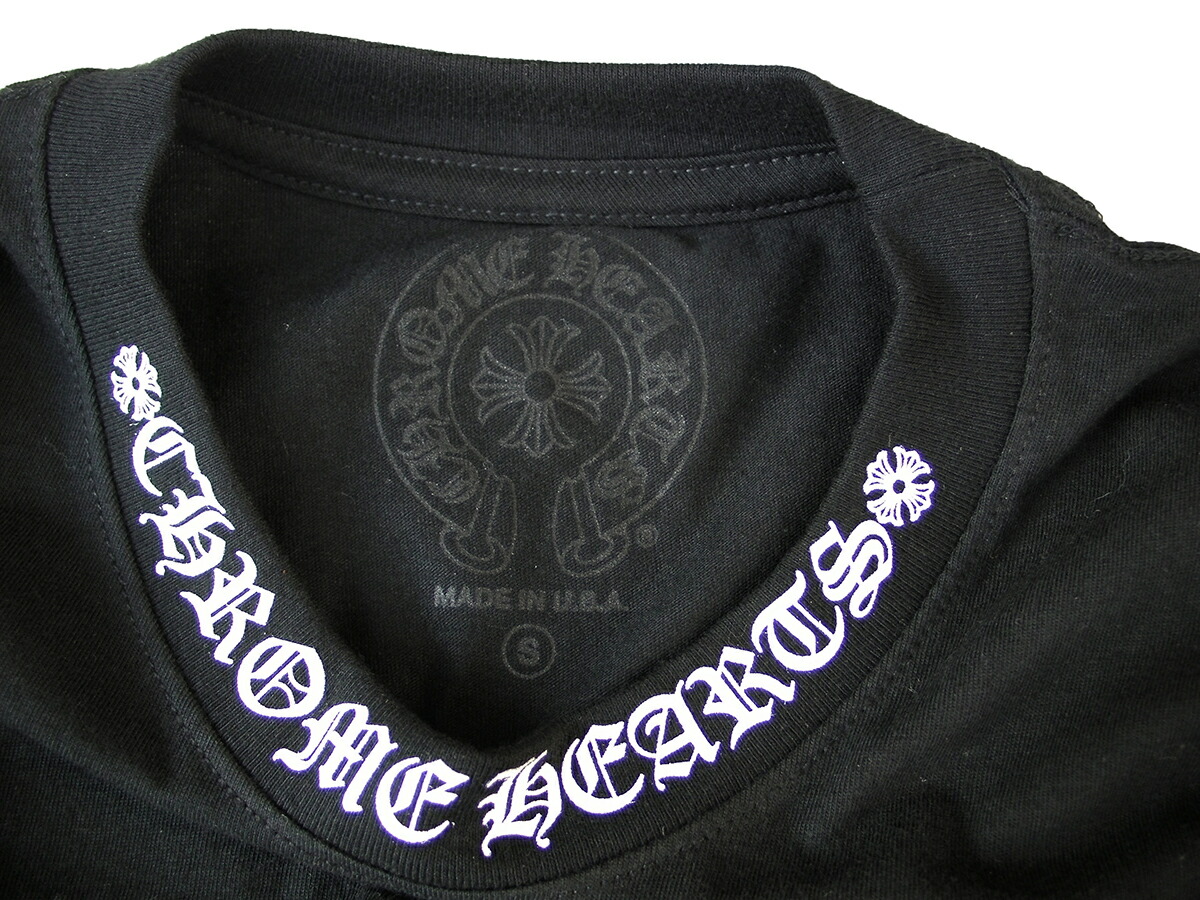 楽天市場】CHROME HEARTS LONG SLEEVE T-SHIRT LOGO クロムハーツ 長袖