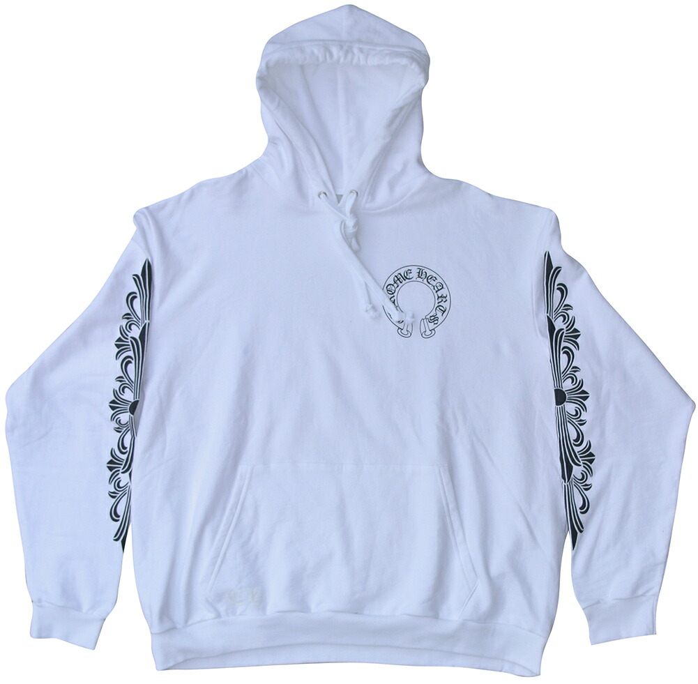 楽天市場】CHROME HEARTS HOODIE HORSESHOE WHITE クロムハーツ