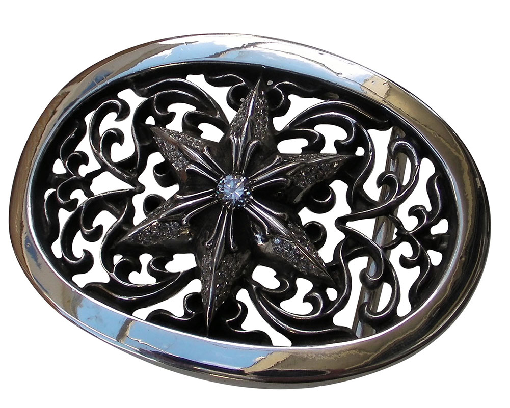 楽天市場】クロムハーツ バックル オーバルスターの通販