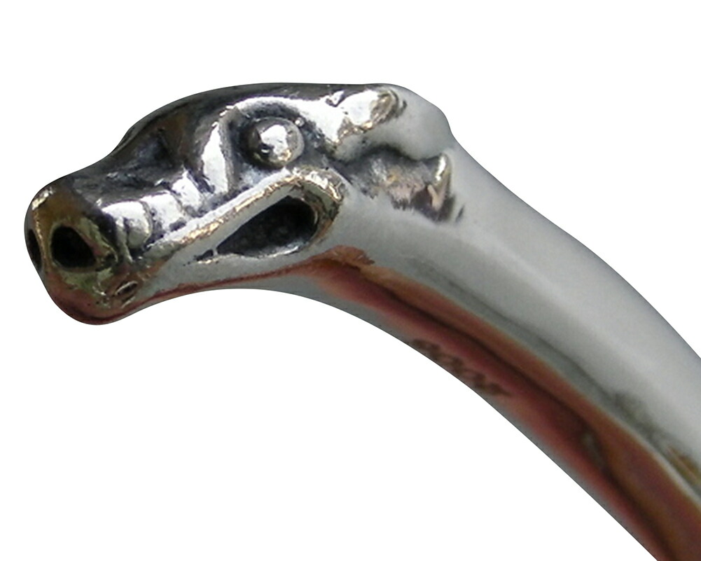 楽天市場】CHROME HEARTS DOUBLE DOG SKINNY BANGLE BRACELET クロム