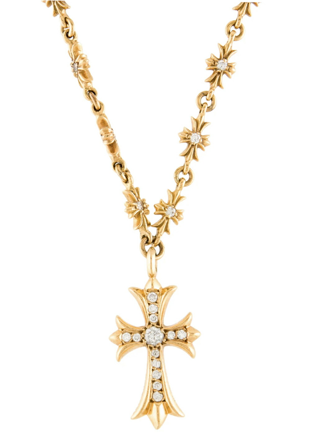 楽天市場】CHROME HEARTS 22K TINY E CROSS DOUBLE SIDE DIAMOND