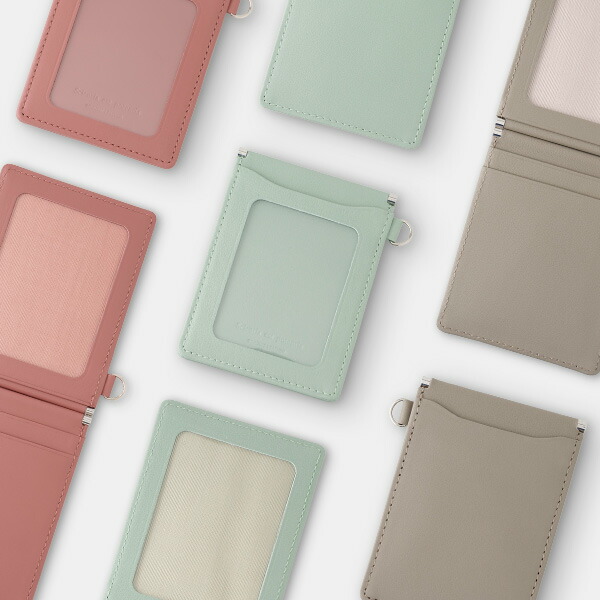 楽天市場】ノワール パスケース W カードケース 定期入れ 両面 IC 本革