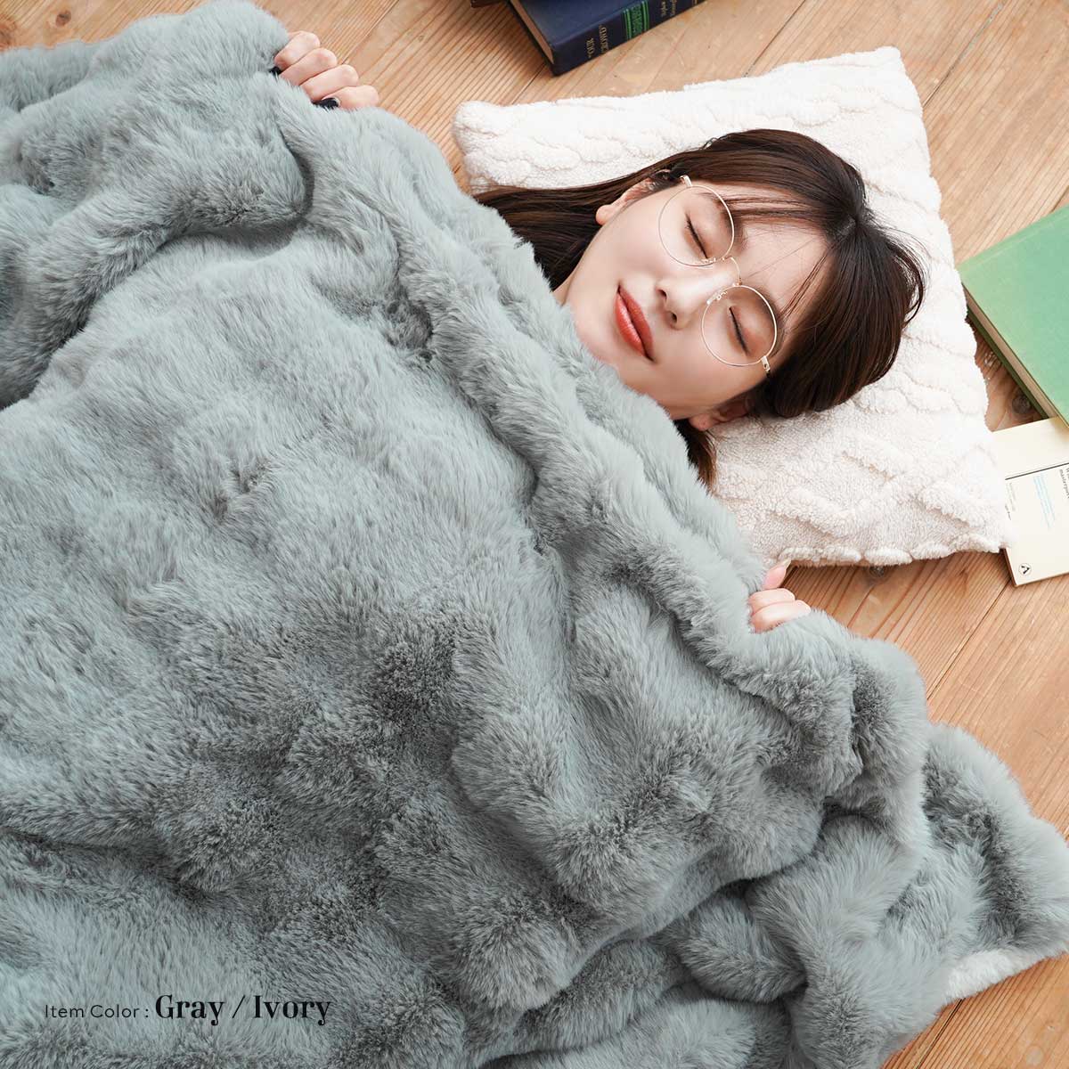 楽天市場】ブランケット 大判 ひざ掛け ふわとろ毛布 もこもこ毛布